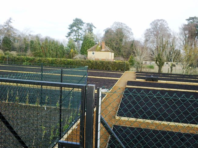 New raised allotments built in Durrington